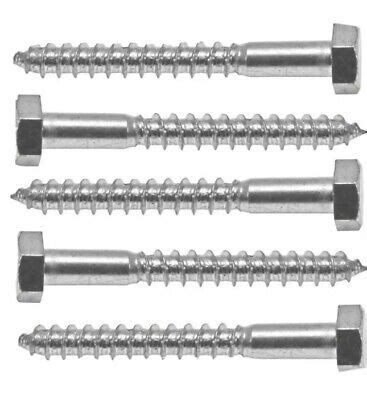 8mm x 100mm coach screws.